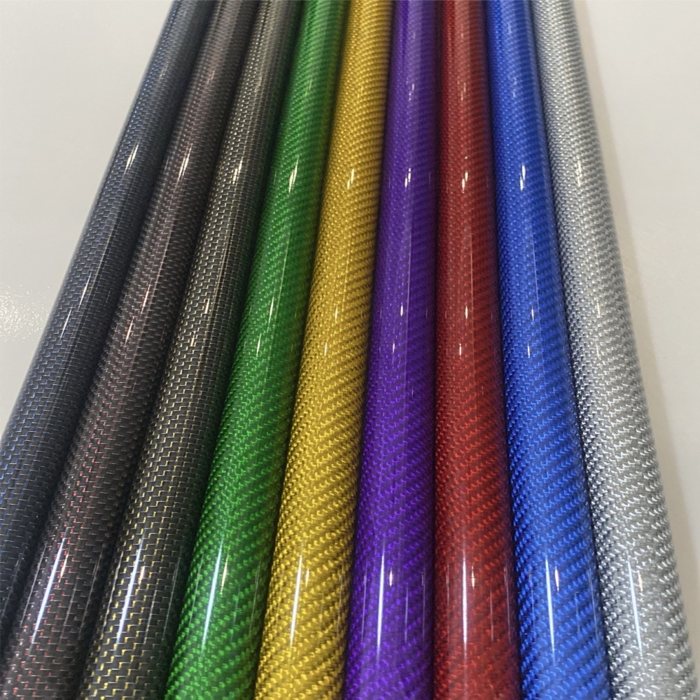 Fishing Rod Carbon Fiber - Rura z włókna węglowego, kolor 3K,