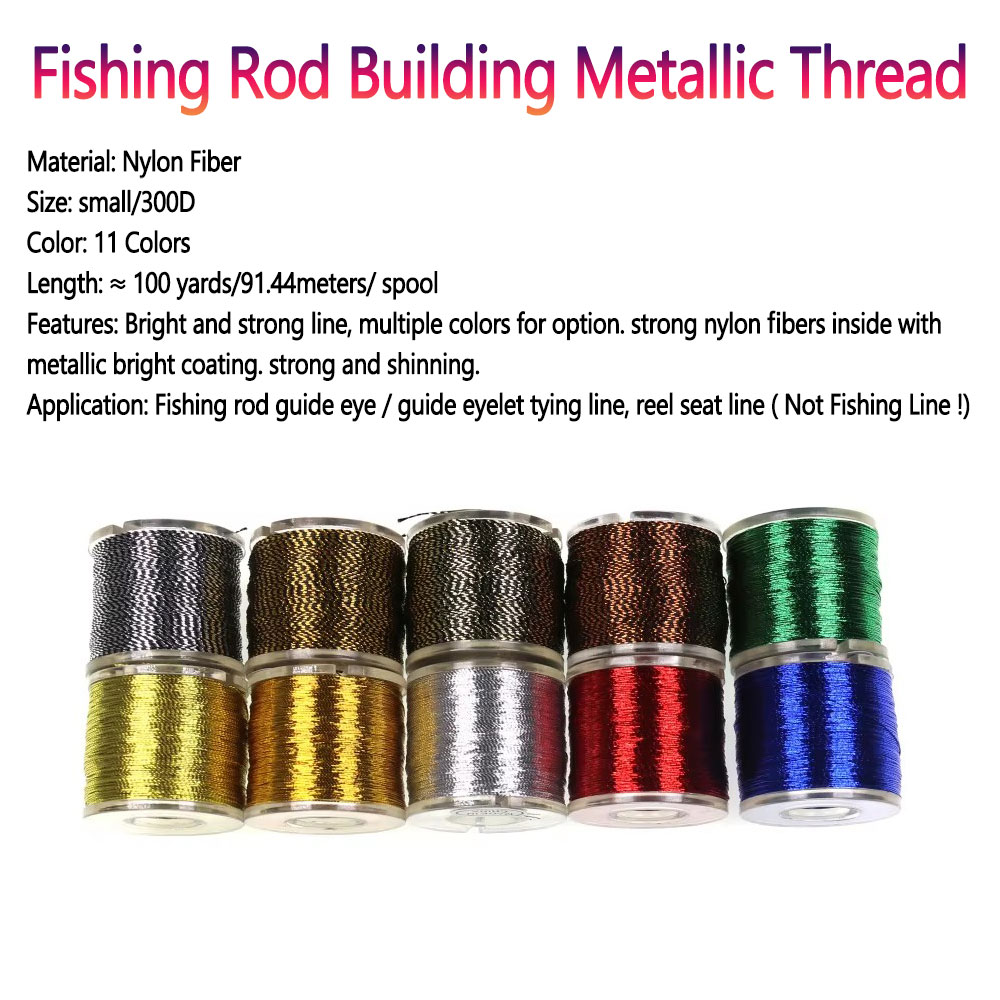 100 jardów/szpula Metaliczna n – Fishing Rod Repair Kit recenzja i cena