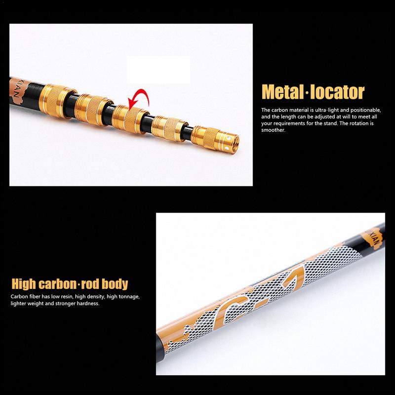 Uchwyty wędka 360 stopni regul – Fishing Rod Carbon Fiber recenzja i cena