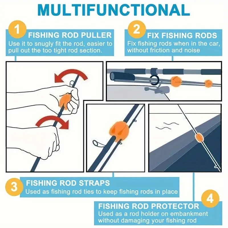 2 SZT. Klips mocujący do wędki – Fishing Rod Case recenzja i cena