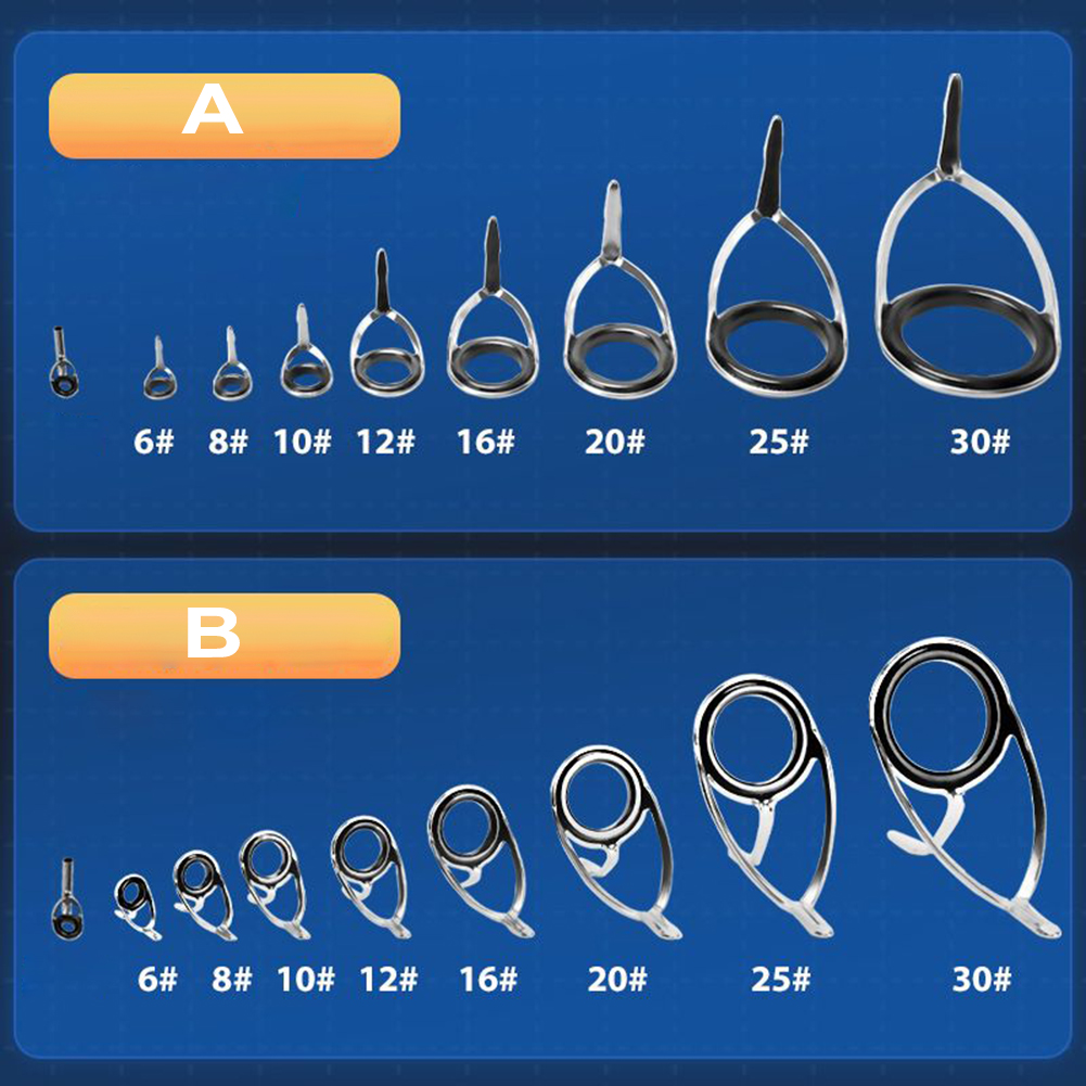 9 szt Prowadnica wędki Pierści – Fishing Rod Guide Replacement recenzja i cena