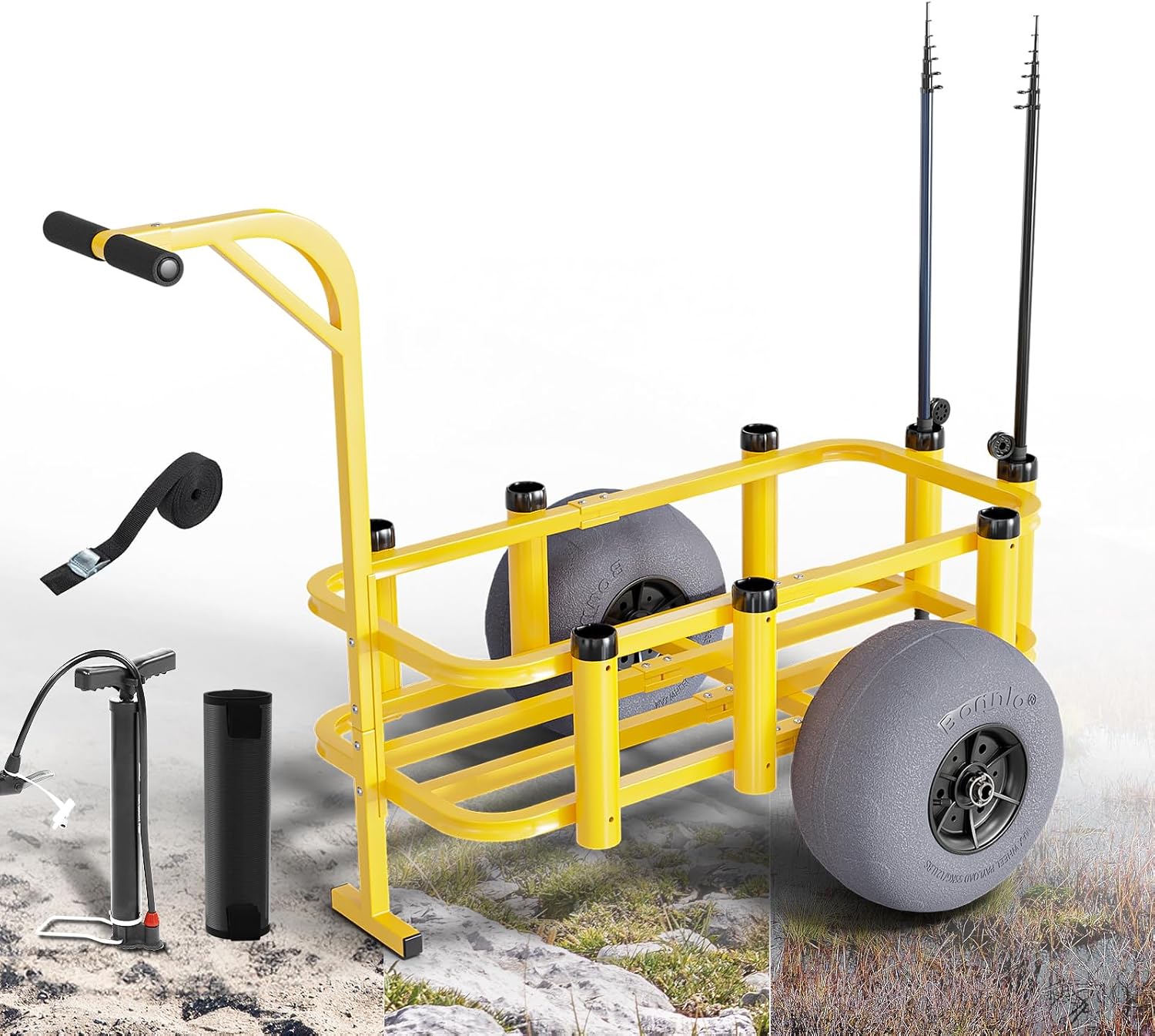 Wózek wędkarski na kółkach, wó – Fishing Rod Holder recenzja i cena