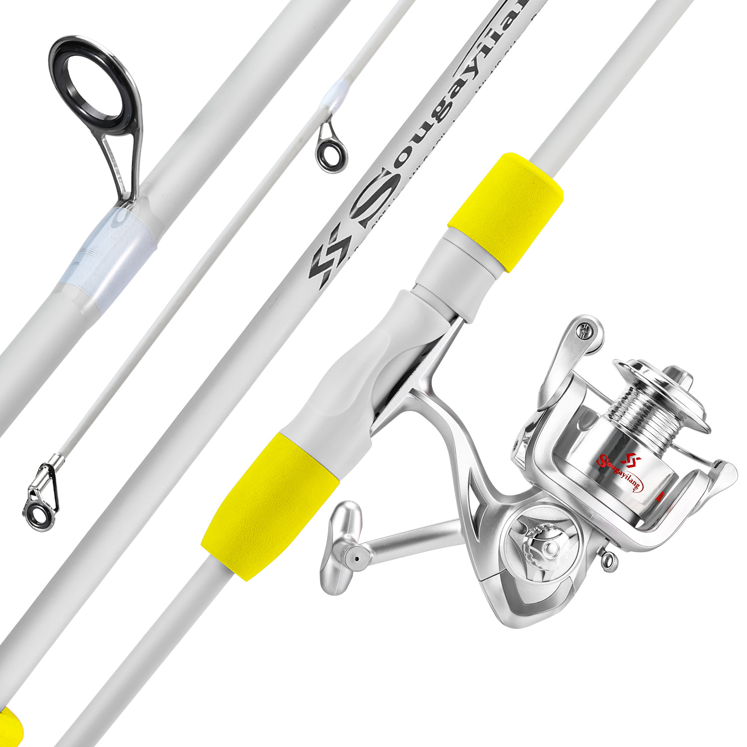 Zestaw wędkarski Sougayilang:  – Fishing Rod Carbon Fiber recenzja i cena