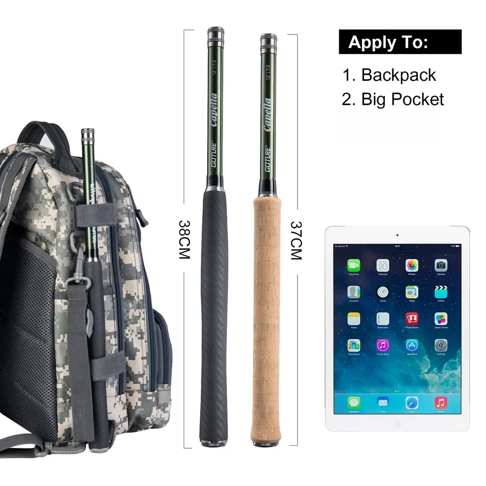 Goture 12FT Klasyczny zestaw w – Fishing Rod Carbon Fiber recenzja i cena